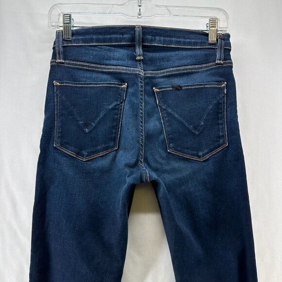 Hudson Jeans Womens Size 27 Mid Rise Skinny Medium Washed Stretch Denim Blue - Picture 5 of 11